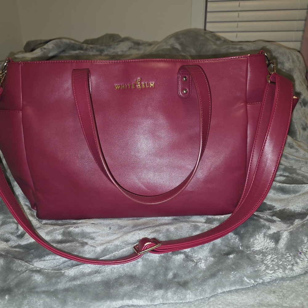 White Elm Fuchsia Tote Bag